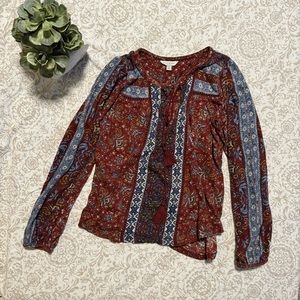 Lucky Brand Tunic Top  size XS